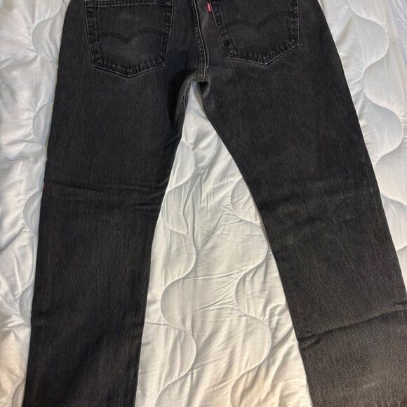Levi’s 501 Black Jeans Waist 36 Inseam 28 inches - Picture 2 of 16